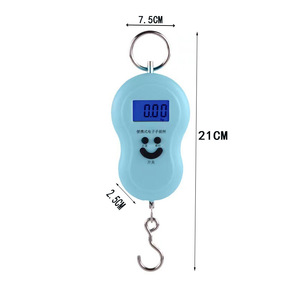 פלסטיק נייד מיני אלקטרוניקה 50 ק "ג מטען בקנה מידה ABS חומר <span class=keywords><strong>lcd</strong></span> תצוגה כף יד תליית משקל סוללה נסיעות - Product Image 5