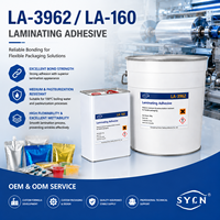 Adhésif de laminage PU LA-3962 pour emballages flexibles, fabricant de films en aluminium pour la lamination
