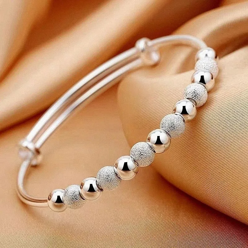 Schmuck Charms 925 Sterling Silber Luxus Perlen Armbänder Armreifen niedlich für Frauen Mode Party Hochzeits schmuck verstellbar
