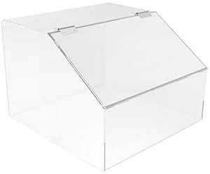 Contenedor de Dulces Acrílico con Logotipo Personalizado, Dispensador de Alimentos Transparente con Tapa para Exhibición de Dulces y Chocolates - Product Image 1