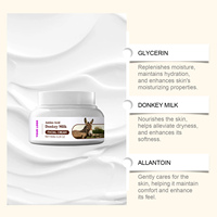 Crème Visage Personnalisée au Lait d'Ânesse Acide Tranexamique Niacinamide Glycérine Sans Sulfate Hydratante Éclaircissante Soin de la Peau du Visage pour Femme