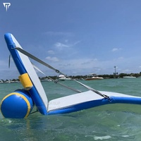 JTRDA pvc salon adulte couleur marine et blanc gonflable eau natation auvent piscine lac mer chaise de plage rangée chaise flottante flotteur