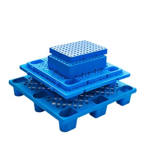 Plastic Pallet Nine-Legged Grid 4-Way Forklift Warehouse Logistics Moisture Proof Mat - Product Image 2
