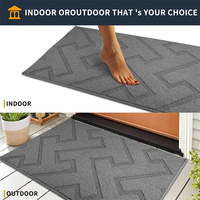 Tapis d'entrée de porte avant arrière lavable antidérapant à l'intérieur paillasson absorbant résistant à la saleté tapis pour entrée