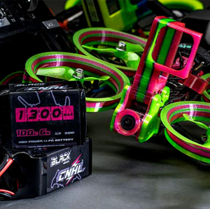 CNHL Black Series 1300mAh 22.2V 6S 100C Lipo Battery With XT60 Plug Long Time Flying RC FPV <b>Racing</b> <b>Drone</b> UAV Airplane Aircraft - Product Image 6