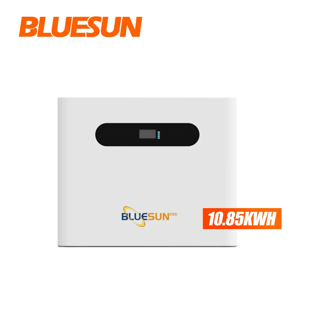 Bluesun baterai surya lifepo4 populer 48v 200AH 100AH dipasang di dinding 5kWh 10kWh baterai surya di dinding