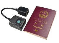 Lecteur de passeport OCR MRZ CMOS PDF417 Scanner portable USB 1D 2D Code QR Code-barres Contrôle d'accès aux frontières de l'aéroport en stock