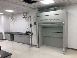 Top Sales 5 Feet Walk <strong>in</strong> Fume Cabinet Two Vertical Rising Sashes All Steel CE Certificate - Product Image 5