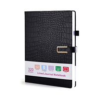 Agenda personnalisable en cuir PU format A5 2027, couverture rigide, pour carnet de notes professionnel