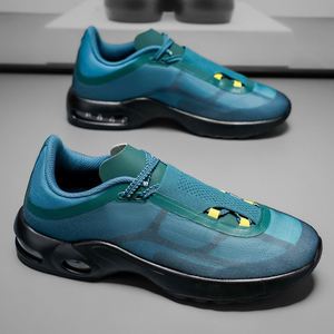 Chaussures de course pour hommes de haute qualité, confortables, respirantes, avec doublure en mesh, à lacets/fermeture à boucle, design sportif décontracté, tendance mode - Product Image 6