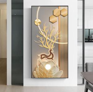 <span class=keywords><strong>Soggiorno</strong></span> moderno corridoio decorazioni per la casa wall art <span class=keywords><strong>design</strong></span> pittura murale con cornice - Product Image 4