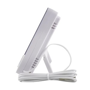 和道液晶数字温度湿度计温度计湿度计室内室外气象站时钟IP67额定ABS 1年 - Product Image 6