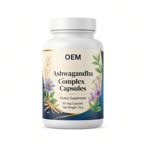 Cápsulas de Ashwagandha Complex OEM ODM 600mg 60 Unidades a Granel Marca Privada - Product Image 1