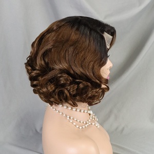 Pelucas de Cabello Humano 100% Natural, Corte Pixie Corto Negro Natural, Ondulado, Bob, 4x4, Parte en C, Frente de Encaje, para Mujeres, Cabello Remy Brasileño, Pelucas en Liquidación - Product Image 5