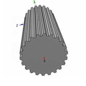 6061 Aluminio 1045 Acero 3M 5M 8M T2.5 T5 T10 GT2 <span class=keywords><strong>Barra</strong></span> de <span class=keywords><strong>polea</strong></span> de distribución dentada - Product Image 3