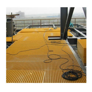 Produits en fibre de verre composite Frp Plate-forme de caillebotis de sol de haute qualité moulée - Product Image 5