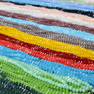 Pujiang-venta directa de hebras de cuentas de vidrio, tamaño variado y color, para Decoración - Product Image 5