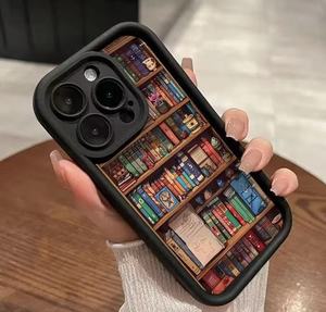 Creatividad Biblioteca Libros Diseño Fundas para teléfonos móviles para iPhone 17 16 Pro 15 14 13 12 11 Pro Max Protección completa Contraportada - Product Image 3