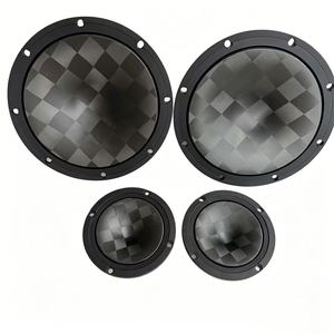 Nuevo Altavoz de Tres Vías de 6.5 Pulgadas con Rejilla de Fibra de Carbono para Bajos Medios, Apto para Varios Tipos de Altavoces de Coche con Diferentes Carcasas - Product Image 6