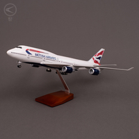 Modèle d'avion décoratif, 747 à 400, prix de gros, en promotion, d'affaires, modèle réduit d'avion, échelle 1/150 anglaise