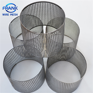Cylindre filtrant perforé en acier inoxydable 304 à trous ronds, tube perforé pour l'industrie de la filtration chimique - Product Image 3