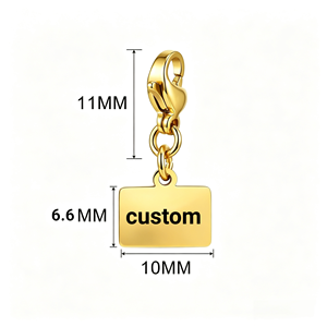 Venta al por Mayor <span class=keywords><strong>de</strong></span> Dijes <span class=keywords><strong>de</strong></span> <span class=keywords><strong>Acero</strong></span> <span class=keywords><strong>Inoxidable</strong></span> con Diseño <span class=keywords><strong>de</strong></span> Bandera <span class=keywords><strong>de</strong></span> País, Distrito o Estado, <span class=keywords><strong>de</strong></span> 10*6mm, para Fabricación <span class=keywords><strong>de</strong></span> Joyería DIY, Pulseras para Hombre y Mujer - Product Image 3