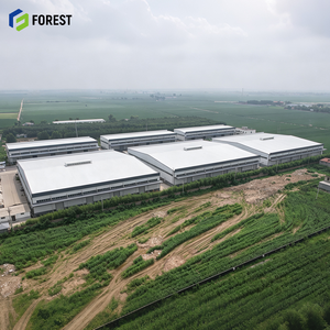 Custom Engineered Structural Steel Workshop Warehouse High Load Modular Commercial Production Plant Building Facility - Product Image 1
