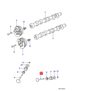 C2Z22414 KATUP KEPALA INTAKE untuk Jaguar X351 X152 X351 F-TYPE - Product Image 2