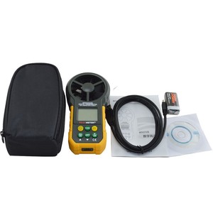 Anemómetro digital, medidor de temperatura del viento, volumen de aire y dirección del viento, detector de velocidad del flujo de gas, anemómetro PM6252a/b. - Product Image 3