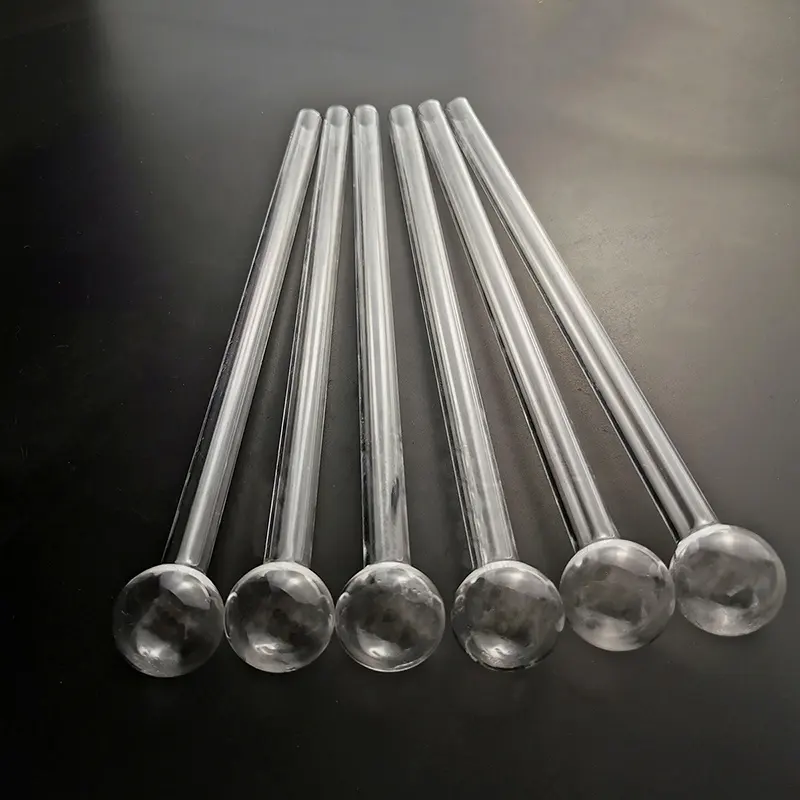 Hochwertiges kugelförmiges Ende BET-Probe Quarz rohr Quarz rohre klares Quarzglas-Reagenzglas