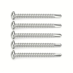 Vis autoforeuses à tête fraisée Phillips en acier inoxydable 304/410, Yaente Factory M3.5 M4.2 M5.5, pour tôles de fer et plaques d'acier - Product Image 3