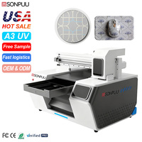 Nueva Impresora de Inyección de Tinta UV Serie A3 Pioneer para Cabezal de Impresión, Compatible con Múltiples Idiomas, Impresora de Tarjetas, Materiales Flexibles para Huevos, Ethernet