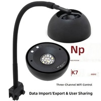 NUEVA Lámpara LED para Acuarios NooPsyche K7 Mini de Alto Rendimiento con Control por WiFi a través de Aplicación, Espectro Completo para el Crecimiento de Corales, 60W