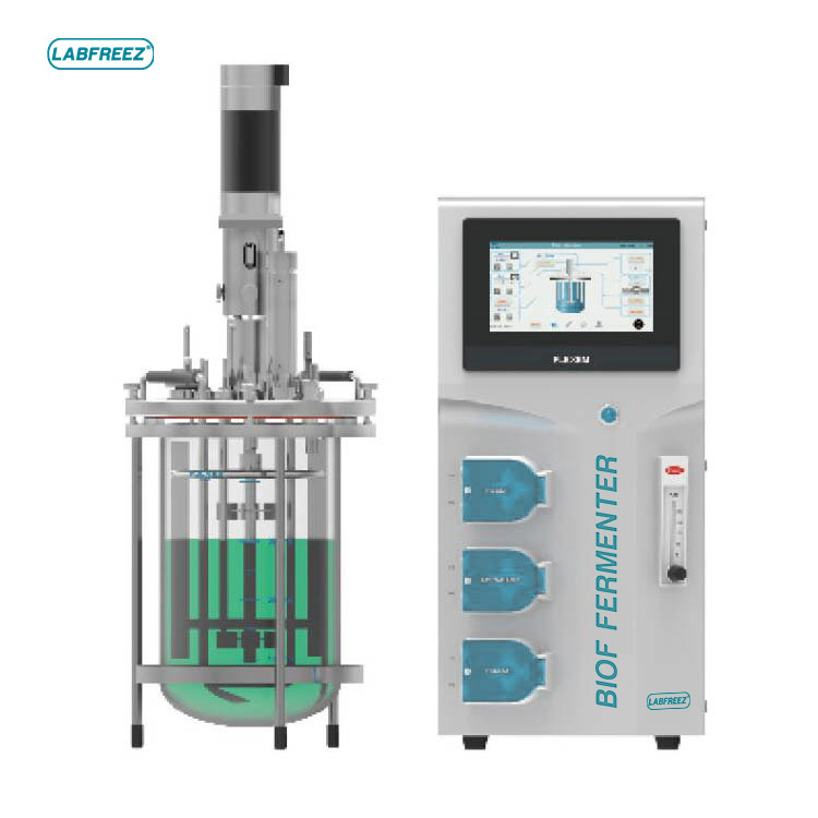 Малая лабораторная стеклянная биореактор ферментера BIOF-3L