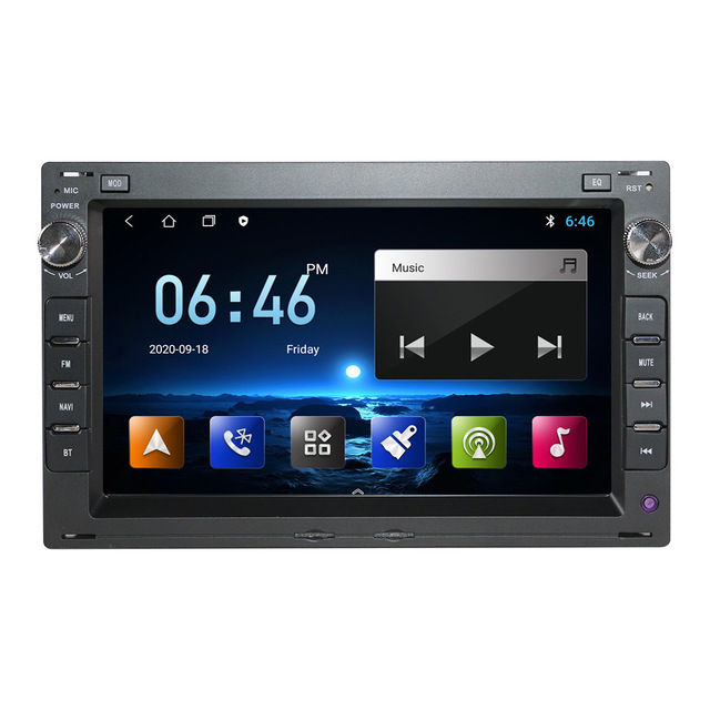 CARUPEZ 7-Inch Android Car Stereo GPS for Volkswagen PASSAT B5 MK4 MK5 Sharan Bora 1997-2009 OEM Style Head Unit Model 8581/7862
