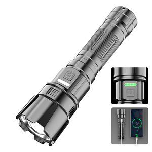 Linterna de Mano Recargable con Batería 21700, LED de Largo Alcance, Impermeable, Iluminación de Emergencia - Product Image 1