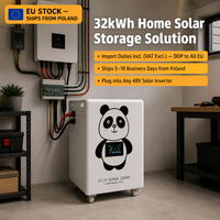 Batterie solaire LiFePO4 51.2V 32kWh 30KWH 628Ah JK-PB2A16S30P BMS 250A Hybride Réseau CAN Entrepôt UE DDP