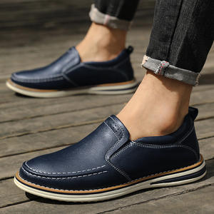 2026 Plus Size <b>Men's</b> <b>Slip</b>-<b>on</b> Hand-Stitched Casual Leather <b>Shoes</b> One-Step Casual <b>Shoes</b> for <b>Men</b> - Product Image 4