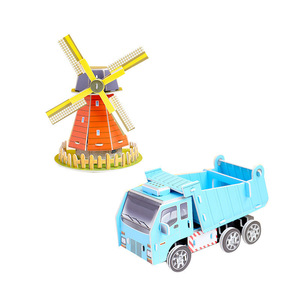 Rompecabezas 3D para niños, Kit de construcción educativo, modelo de papel para niños de 5 a 7 años, juguete Unisex, regalo - Product Image 3