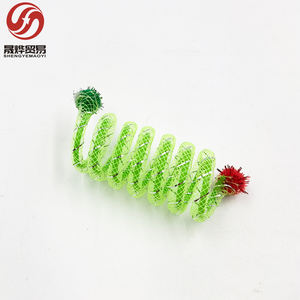 Giocattoli a molla con tubo flessibile per gatti all'ingrosso giocattoli per gatti interattivi elastici colorati giocattoli per gatti - Product Image 3