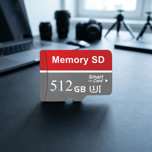 Tarjeta de Memoria TF de Plástico con Logotipo Personalizado Original de China, Tarjeta SD de 32GB-256GB, Velocidad U3, Negra/Azul - Product Image 3