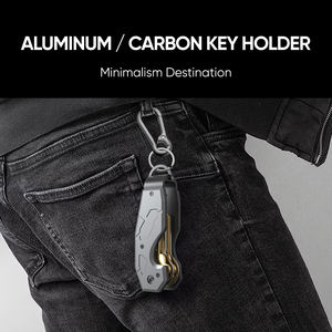 من المصنع مباشرة ثلاثة في واحد فاتح زجاجات من الألومنيوم قفل مشبك سكين متعدد الوظائف تكتيكي مقاوم للماء خفيف الوزن - Product Image 4