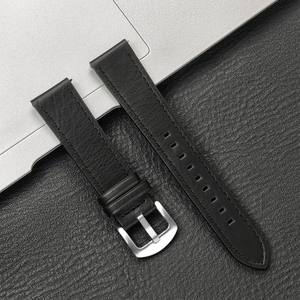 Bracelet en cuir 22mm 20mm pour <span class=keywords><strong>HUAWEI</strong></span> WATCH GT 4 46mm 4pro <span class=keywords><strong>GT3</strong></span>/2 Pro <span class=keywords><strong>42mm</strong></span> Bracelet souple pour Samsung Galaxy Watch 7/6/5/4 40mm Bracelet - Product Image 2