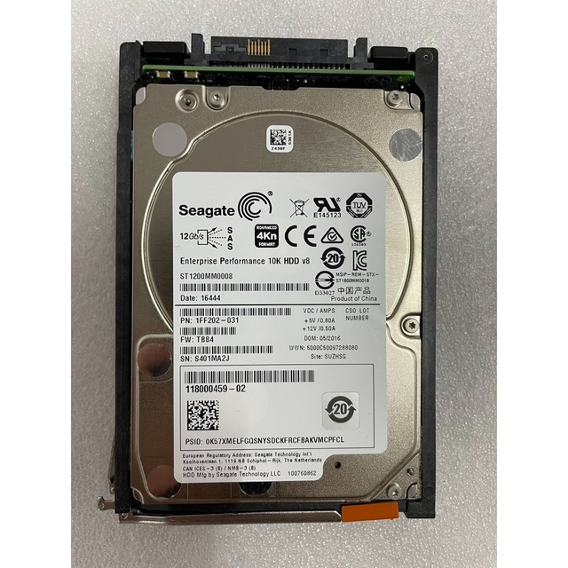 005051635 D3-2S10-1200 unity Storage 1.2T 10K 2.5 Inch SAS Hard Disk