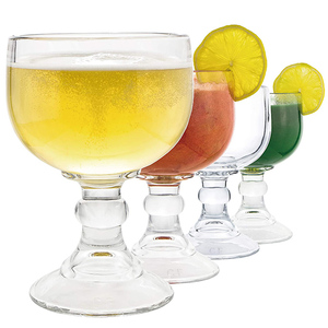 Design créatif Tasse en <span class=keywords><strong>verre</strong></span> à margarita de grande capacité <span class=keywords><strong>Verre</strong></span> à bière à eau claire sans fragilité Conception circulaire à <span class=keywords><strong>pied</strong></span> haut pour le vin - Product Image 6