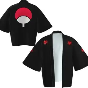 Camiseta de dibujos animados de Uchiha Itachi, Kimono, Uchiha, Obito, Sasuke, 8 estilos, Anime, Haori, Yukata