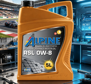 Huile moteur automobile haute performance Alpine RSL 0W-8 5L Fabriqué en Allemagne Approuvé pour les véhicules hybrides - Product Image 3