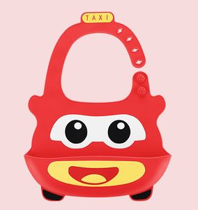 Baberos de Silicona para Bebés, Personalizables al por Mayor, con Cierre de Botón a Presión, Impermeables, con Diseño de <span class=keywords><strong>Taxi</strong></span>, para Niñas y Niños - Product Image 3