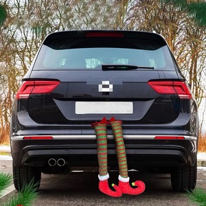 Accesorios para Automóviles, Divertidas Patas de Duende Navideñas, Artículos Navideños de Santa Claus, Venta al por Mayor - Product Image 2