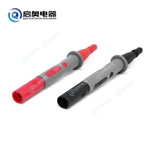 مسابير اختبار مقياس متعدد غير مدمر للإبر من QIAO مع 4 مقابس بولي كلوريد الفينيل عازلة ولون نحاسي/أحمر/أسود - Product Image 4